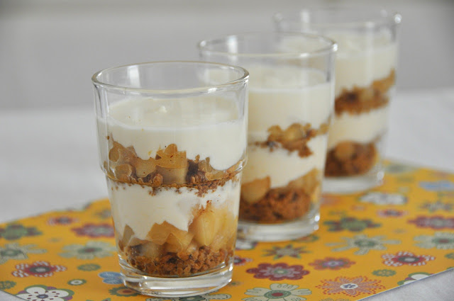 Tiramisu aux poires caramélisées et son chocolat blanc au Grand-Marnier