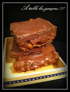 Squares choco/carambar