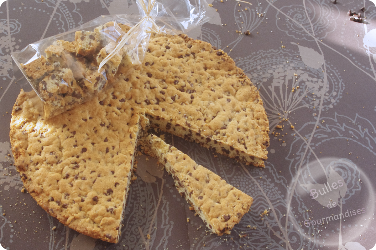 Gateau Cookie Geant Aux Pepites De Chocolat Recettes De Desserts Plus De 1000 Recettes Sur Cakesandsweets Fr