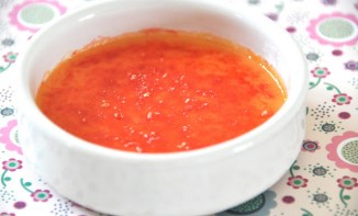 Crème brûlée au sucre de fraises Tagada