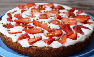 Tarte fraises et noix de coco