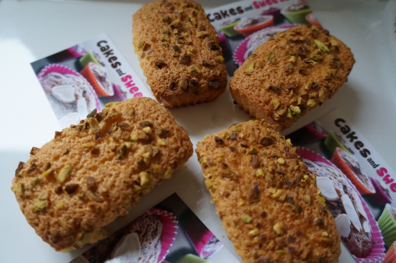 Muffins aux éclats de pistache