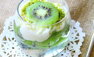 Verrines Kiwi Mascarpone