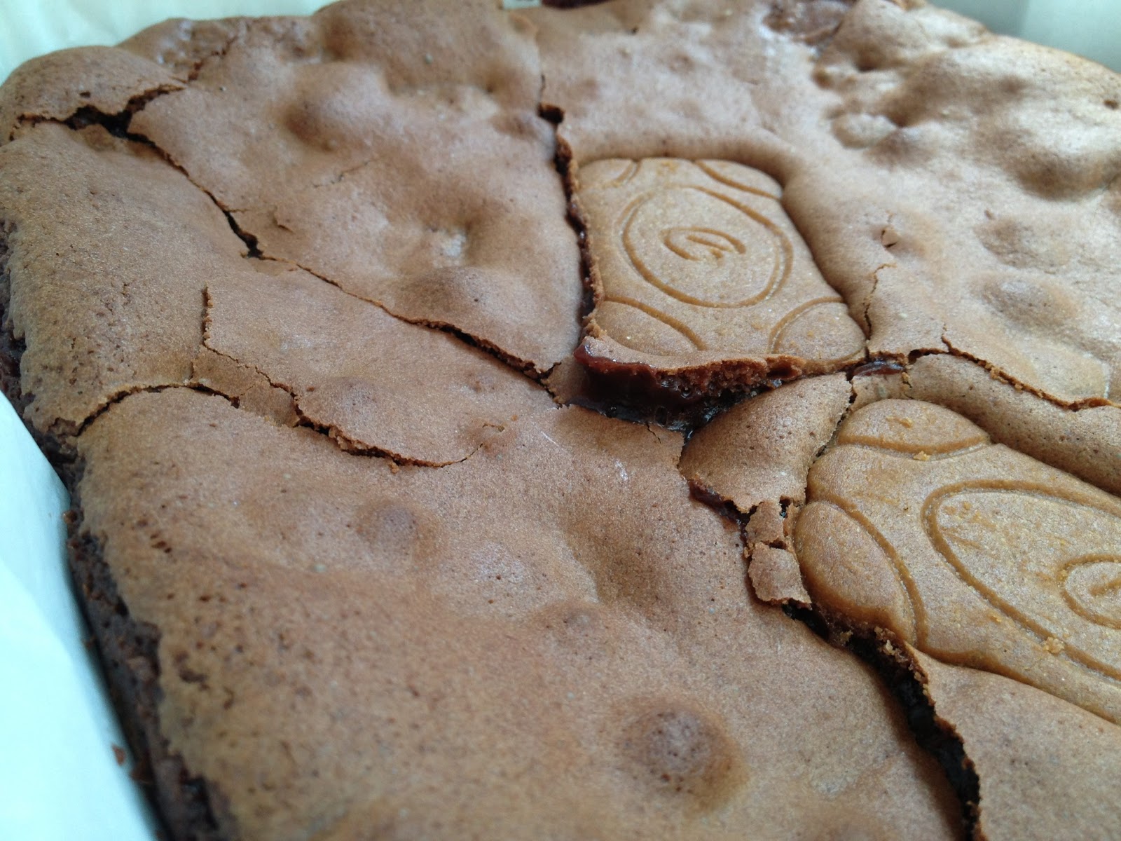 Brownie chocolat noir et spéculoos