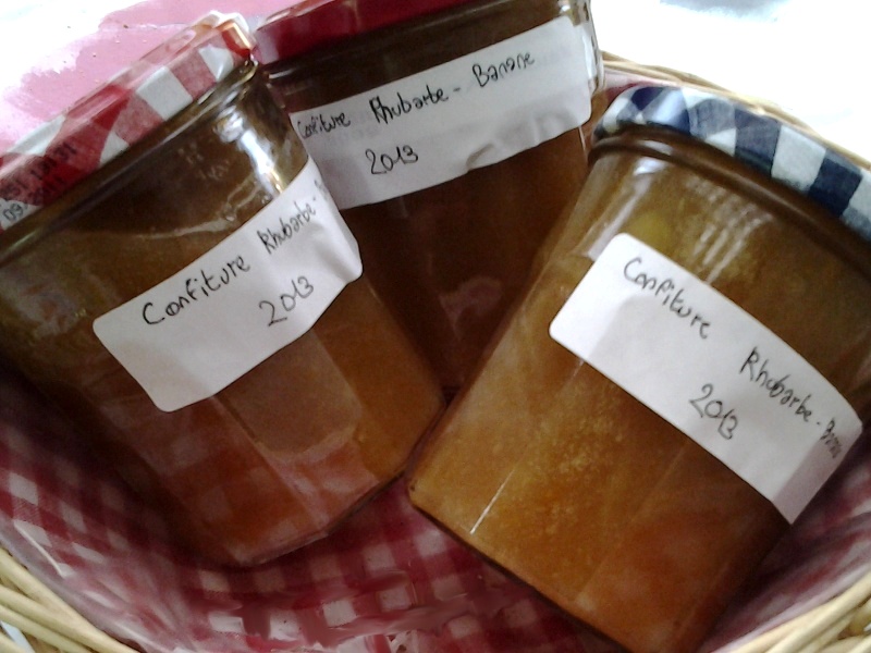 Confiture Rhubarbe Banane