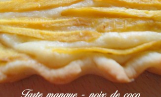 Tarte mangue coco