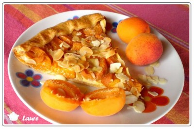 Tarte abricots et amandes