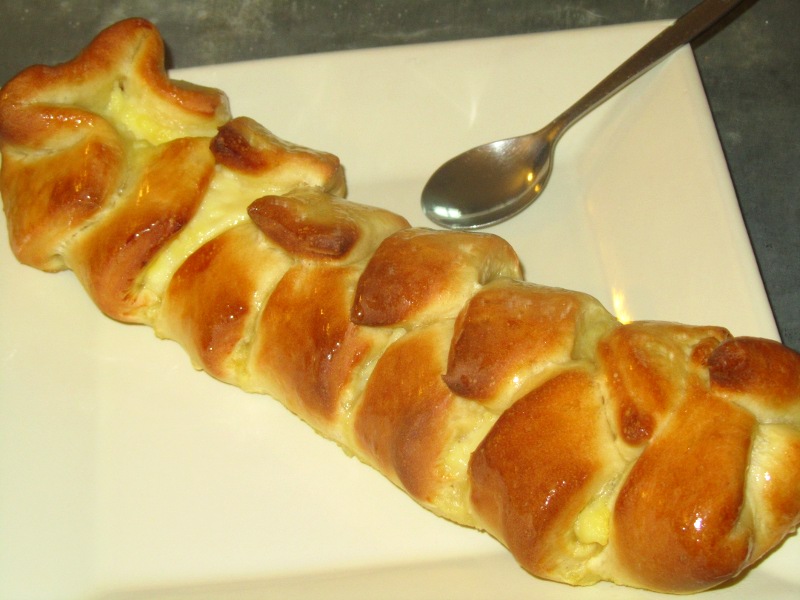 Tresse briochée à la crème, recette