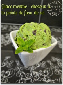 Glace chocolat menthe