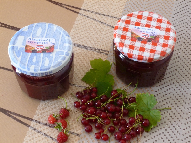 Confiture Groseillles Framboises