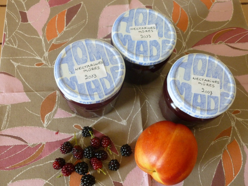 Confiture Nectarines Mûres