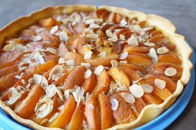 Tarte abricots cannelle