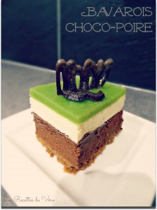 Bavarois chocolat poire
