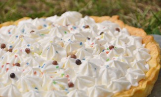 Tarte au melon et sa chantilly acidulée au citron