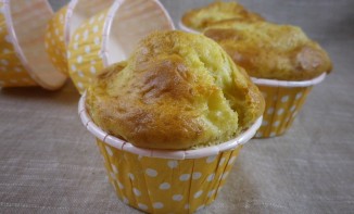 Muffins pommes et fleur d’oranger