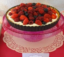 Tarte aux fruits rouges et mascarpone