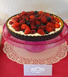 Tarte aux fruits rouges