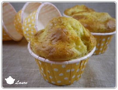 Muffins pommes et fleur d'oranger