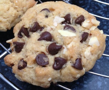 Cookies pépites de chocolat et amandes