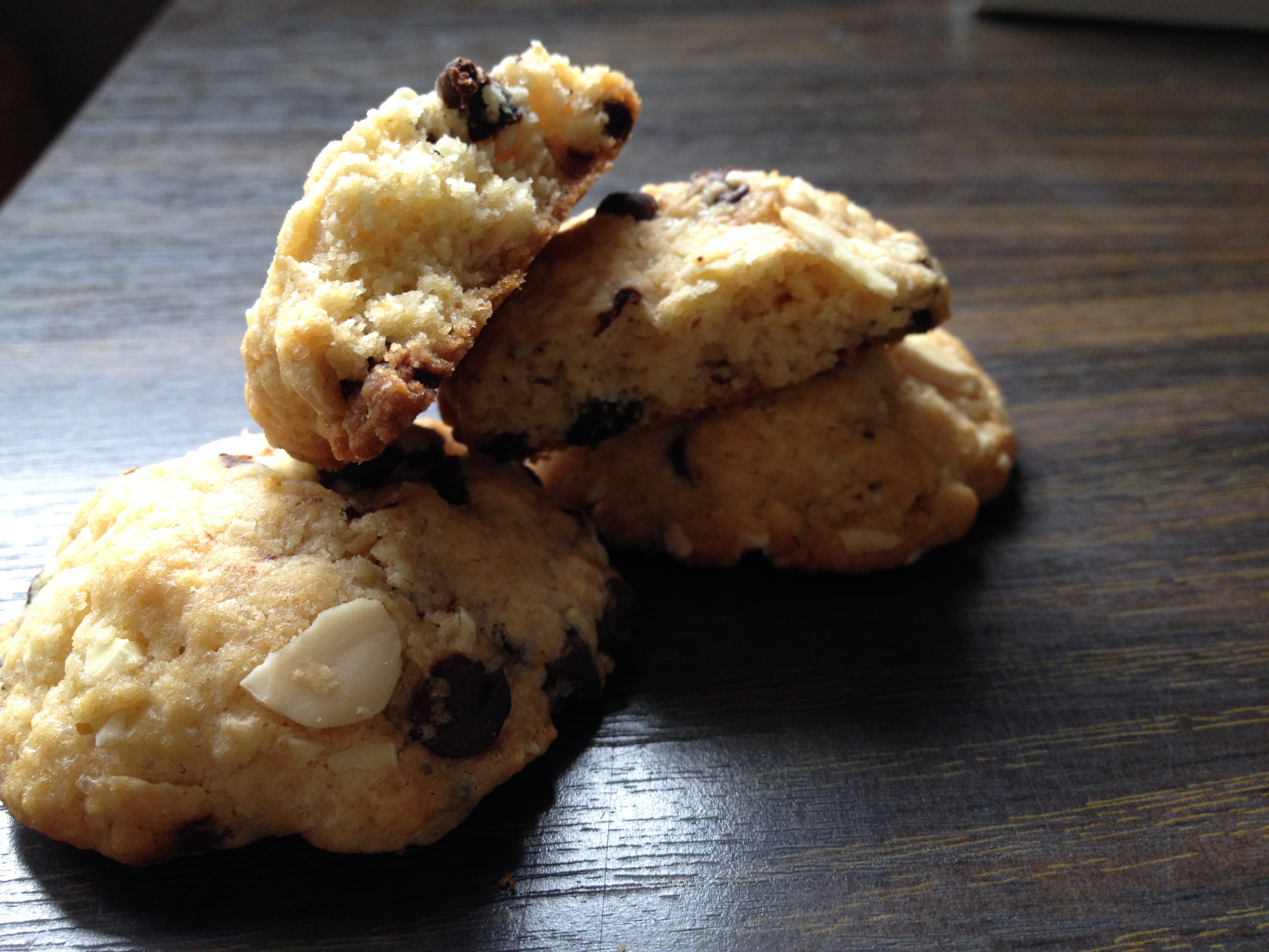 Cookies pépites de chocolat et amandes