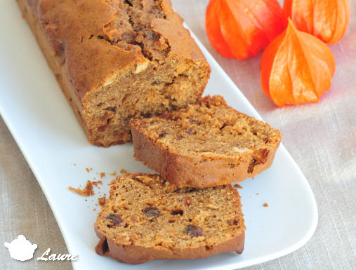 Cake cannelle raisins secs et pommes séchées