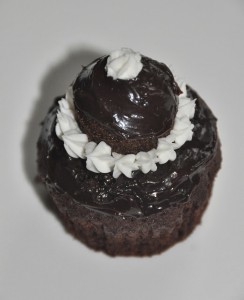 Cupcakes au chocolat noir piment