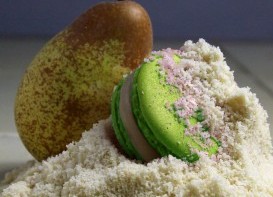 Macarons poire amande