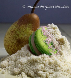 Macarons poire amande