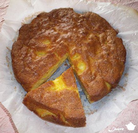 gâteau aux poire et oeuf d'oie