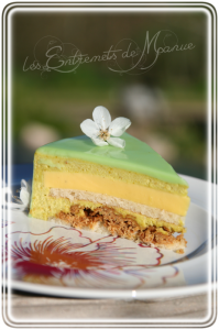 Entremets Pistache Créole