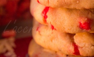 Cookies pralines roses et chocolat blanc