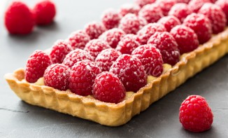 Tarte aux framboises