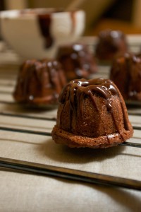 Mini bundt au chocolat