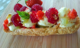 Eclairs aux Fruits et Mousse Citron Vert sans Lactose