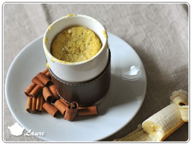 Mug cake banane