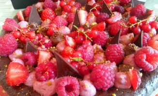 Fondant Chocolat aux Fruits Rouges sans Lactose