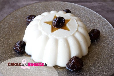 Blanc-manger coco sur dacquoise aux noix - Recette Ptitchef