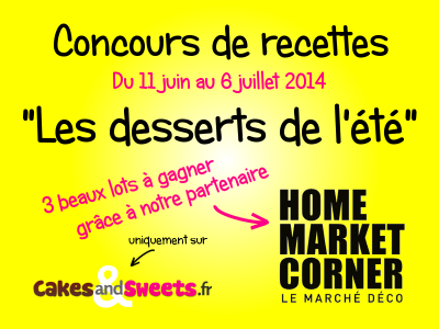 Concours de recettes, les desserts de l'été