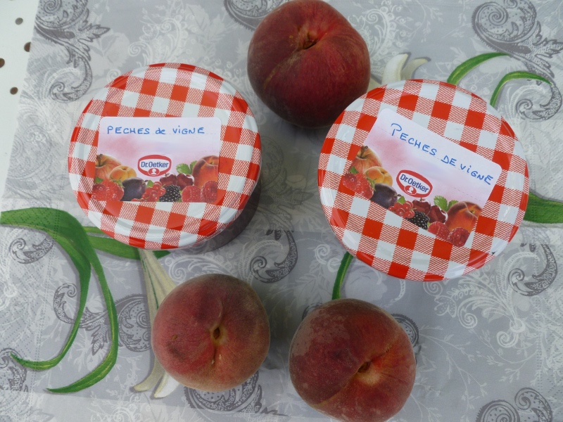 Confiture Pêches de vigne