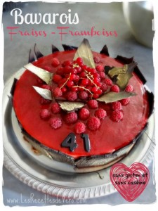 Bavarois Fraises Framboises (sans gluten et sans caséine)
