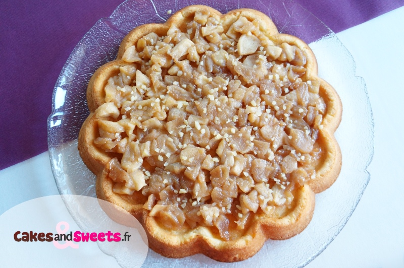 Biscuit pommes caramélisées