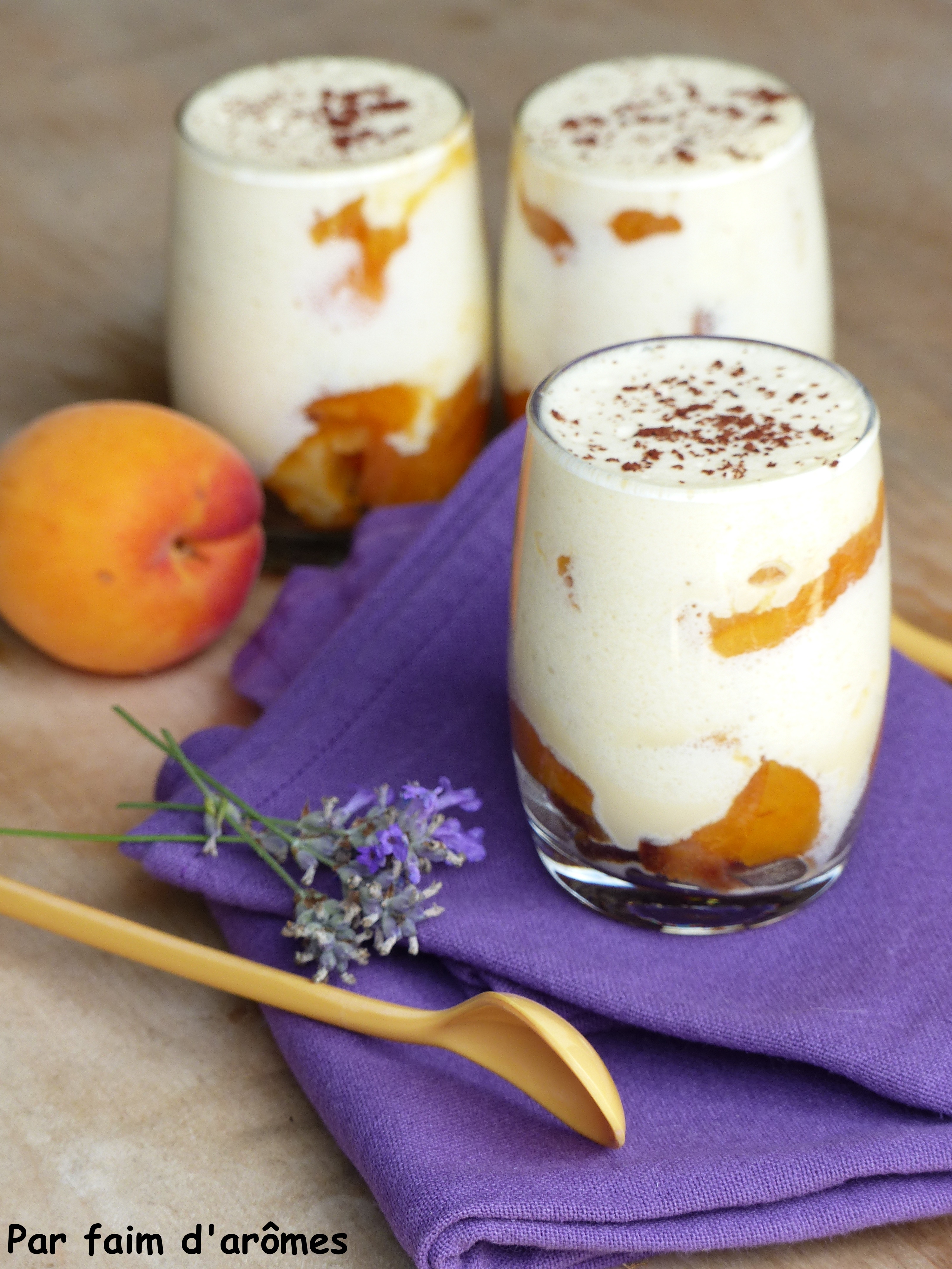 Tiramisu Abricots Lavande