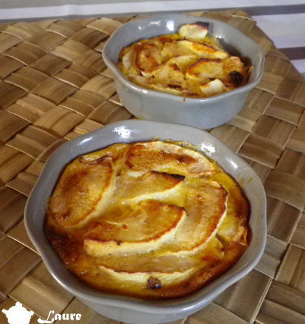 Gratin pomme vanille