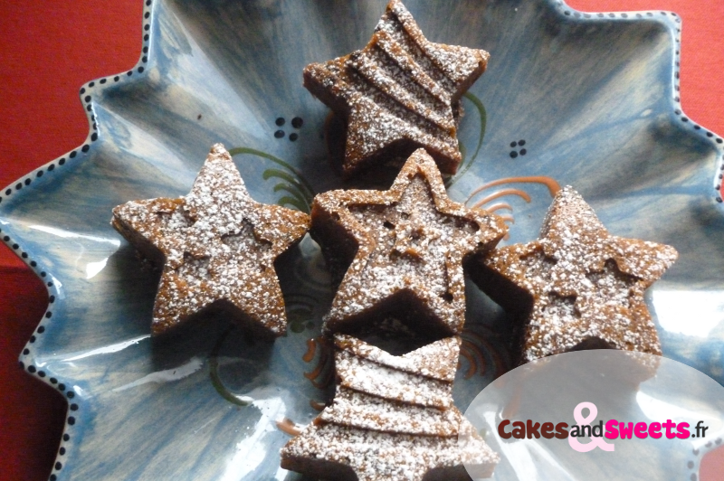 Etoiles au chocolat, dessert de Noël 