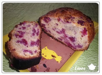 Cake amandes et framboise