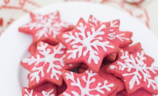 Gâteaux de Noël flocons