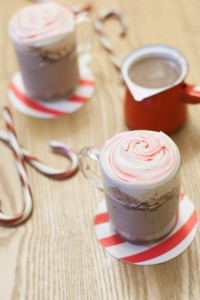 Chocolat chaud et crème de marrons