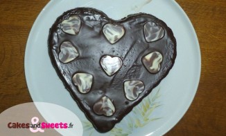 Gâteau coeur chocolat