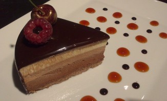 recette de l’Entremets aux trois chocolats