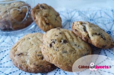 Cookies géants chocolat noisette